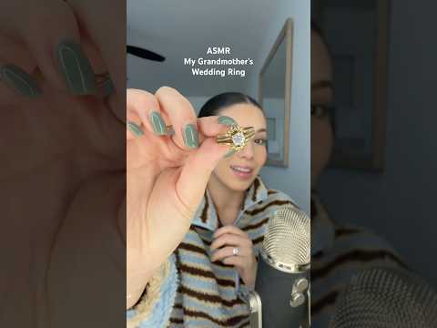 ASMR With My Grandmother’s Wedding Ring #asmr #ramble #whispering
