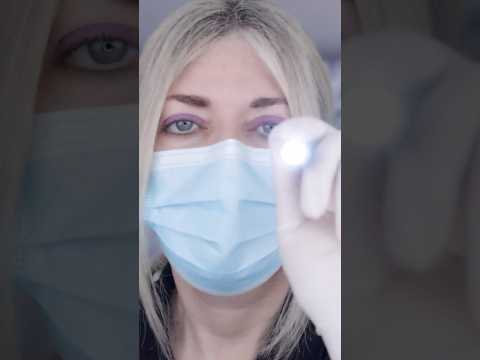 ASMR Follow the Light - Paramedic Examines You #shorts #asmr #exam