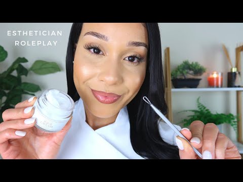 ASMR DREAMY Esthetician Facial Roleplay #shorts