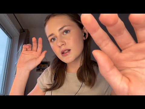 ASMR: Hands mouvement + respiration lente. (visuel, bruit de bouche)💤