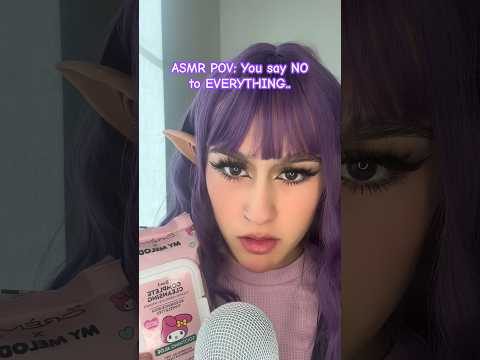 ASMR POV: You say NO to EVERYTHING.. #shortsfeed #shorts #cosplay #asmrsounds #asmr #asmrtriggers ￼￼