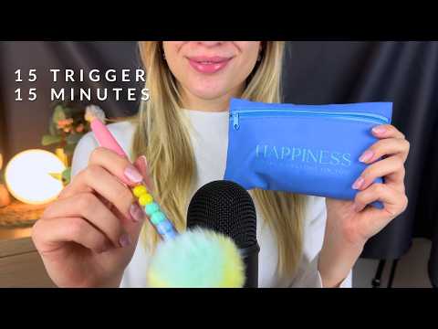 ASMR | 15 Trigger in 15 Minutes - deep sleep! 😴