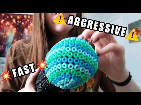 FAST AND AGGRESSIVE MIC TRIGGERS ASMR🚨