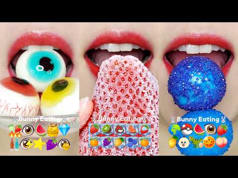asmr 10 MINUTES EMOJI FOOD MUKBANG SATISFYING & RELAXING 10분 이모지 먹방 모음집 eating sounds