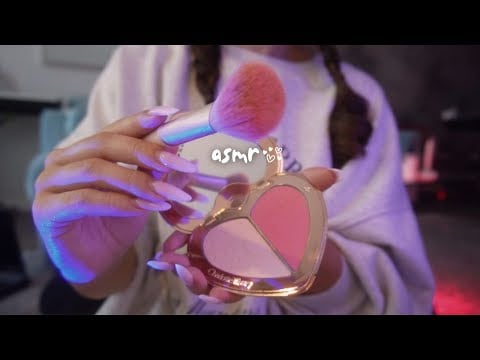 ASMR [ no talking ] - sis doing your back to school makeup 💞