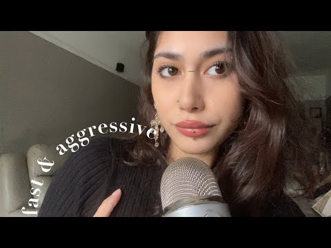 CHAOTIC ASMR | mic triggers, acupuncture doll, hand sounds +++ more