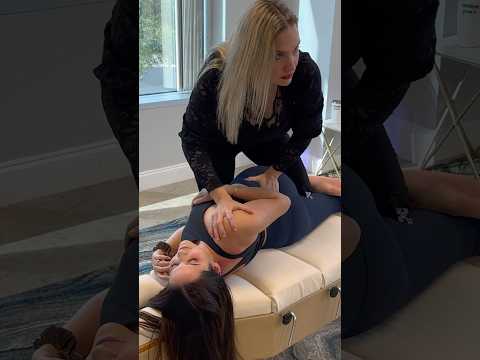 Big Ones! Spine Cracks So Deep They Echo  #chiropractor #relax