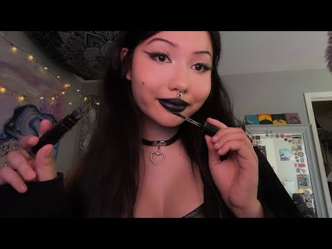 ASMR goth gf gives you a makeover 🖤