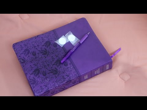 Bible Reading Chapter 2 Corinthians & Psalms ASMR Butter Mint Eating Sounds/ Page Turning