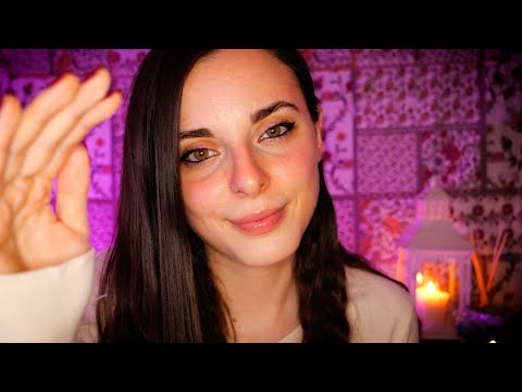 ASMR | Loving Personal Attention before bed ❤️ (Face Stroking, Tea, Massage, Shh its okay, Poem)