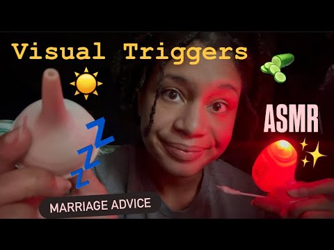 ASMR -Giving Marriage Advice with Visual Triggers (Kaylen)