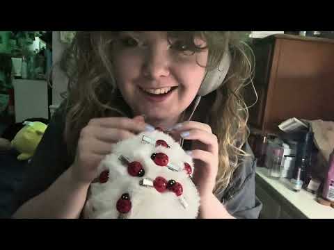 Plucking bugs and squishy collection soft spoken + whispers :D