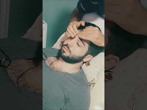 VERY RELAXING TURKISH MASSAGE THERAPY FOR HEAD AND FACE #satisfying #relaxing #asmr #shorts #massage