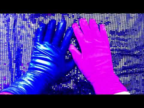 LONG GLOVES " STRIPTEASE "  With a LEATHER  SURPRISE ❤️ [[ASMR]]
