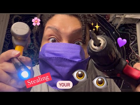 ASMR - Stealing Your Eyes & Recovery Tapping