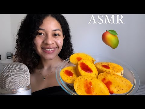 ASMR Español COMIENDO MANGO MADURO 🥭 (Sonidos relajantes)
