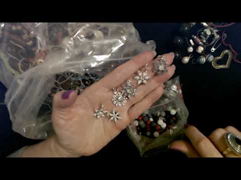 ASMR | Goodwill Jewelry Bag Show & Tell 3-10-2021 (Whisper)