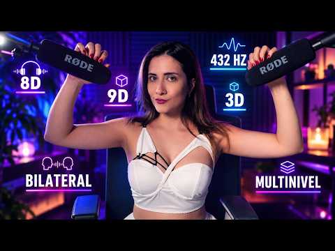 ASMR 432 hz, 3D,  MULTINIVEL, 8D, 9D Y BILATERAL! Tu Eliges | Asmr español | Asmr with Sasha