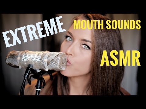 ASMR Gina Carla 👄 Ultra Extreme High Sensitive Mouth Sounds! Very Close Up Whispering!