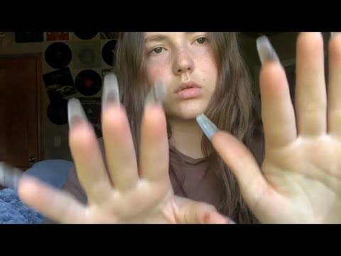 Asmr | Handmovements w/ Long Nails (Back & Front Camera, Two parts)