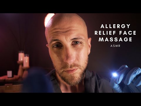 ASMR Medical Face Exam and Massage | Relieving your Sinus Pressure