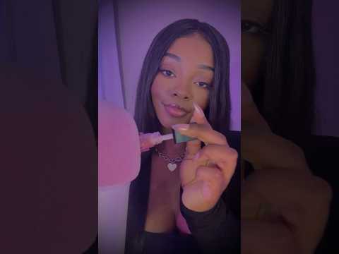 Lip Oil Application 🤍🩷❤️ #mouthsounds #lipoil #asmr #asmrtriggers