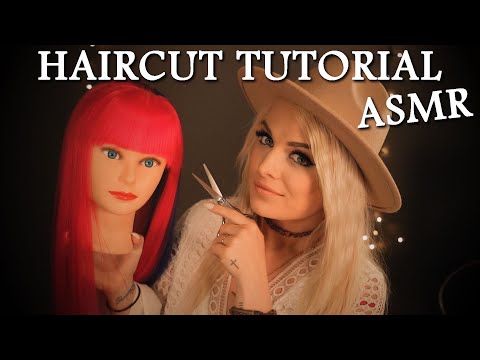 [ASMR] Quarantine Hairstylist Roleplay - Mannequin Haircut {Tutorial}