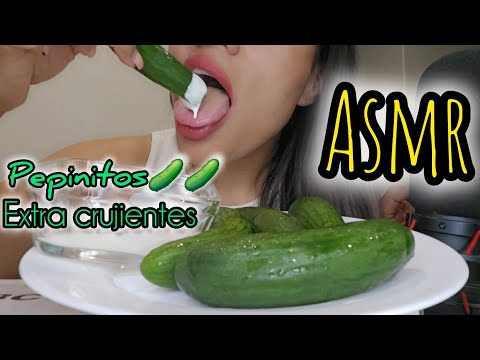 ASMR PEPINOS EXTRA CRUJIENTES | #asmrsounds