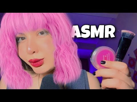 ASMR | ONE MINUTE MAKEUP APPLICATION!! (fast & aggressive)