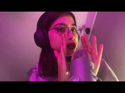 ASMR | assorted fast and aggressive tapping, mouth sounds and rambling