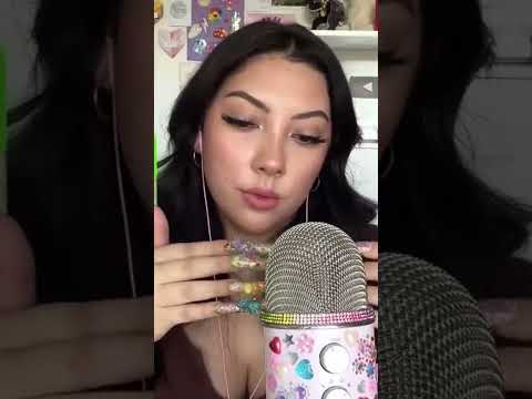 ASMR nail tapping with XL PRESSON NAILS Click “created from ASMR JADE” for full video #asmr #shorts