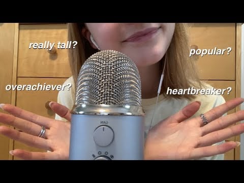ASMR Reacting To Your Assumptions About Me!