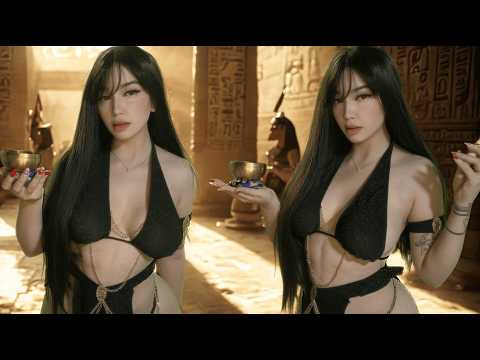 Sacerdotisa egipcia te ayuda a dormir 👑 Antiguo Egipto eres el FARAÓN ROLEPLAY ASMR