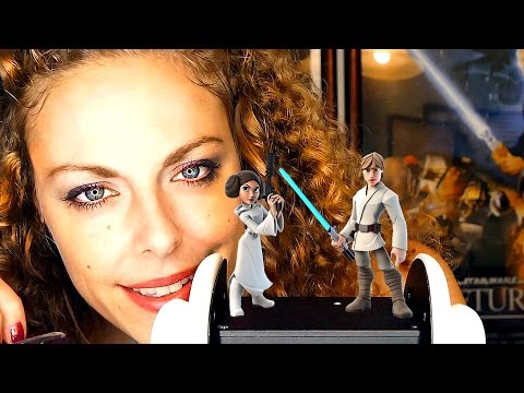 ASMR Tapping & Binaural Whisper Ear to Ear – Star Wars Disney Infinity 3.0 Unboxing