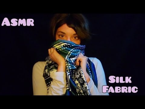 ASMR ◇ Knotting a silk scarf 💫