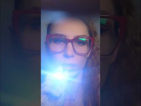 ASMR EYE EXAM 🫥 you have extremely small pupils