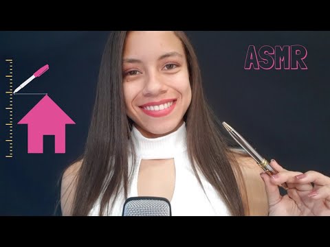 (ASMR PORTUGUÊS) Roleplay Arquiteta Projetando Sua casa| Soft Spoken