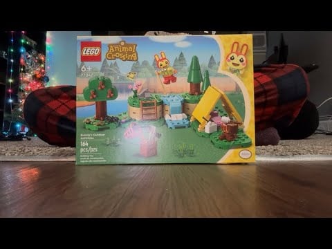ASMR Putting Together An Animal Crossing Lego Set - Bunnie's Outdoor Activities