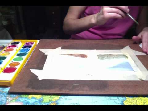 Relaxing Watercolour Painting- long video!