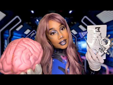 ASMR Alien FULL BODY Exam Detailed Medical Roleplay 👽🛸 ASMR Alien Role-play | Cranial Nerve Exam