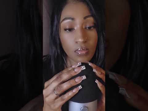 ASMR Tingly Mic Scratching and Cuffing  #asmr #shorts #asmrshorts #sleepasmr #relaxing