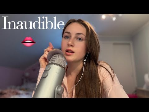 ASMR ~ Inaudible + Mic Brushing 💤 