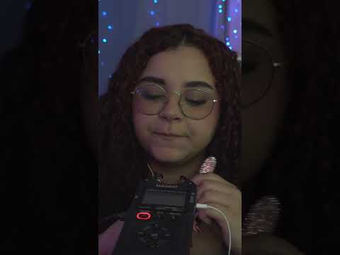ASMR Pincel na tela e no mic