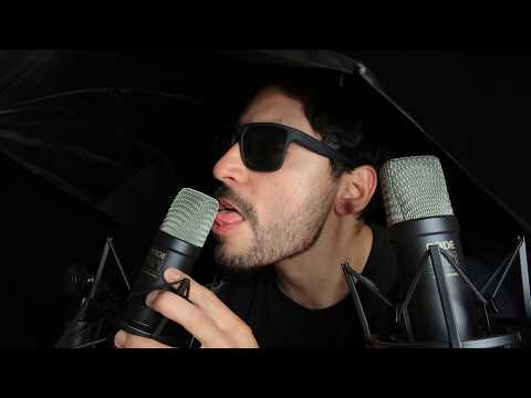 ASMR Super TINGLY Mouth Sounds With Rain Sounds (NO TALKING & LOW LIGHT)