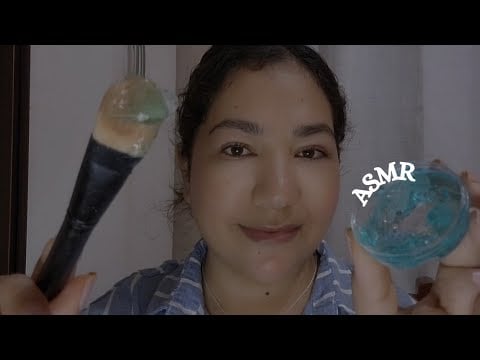 ASMR - Tratamento Na Pele Facial Com Máscaras | Sons Arrepiantes | Espuma,Água,Cremes e Muito +