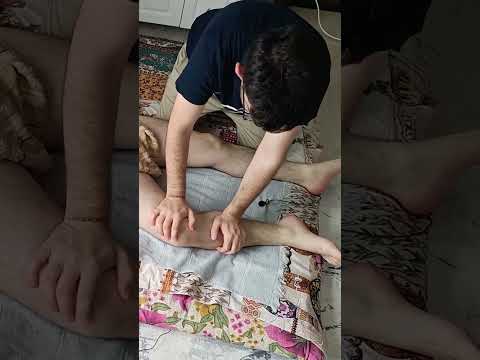 THE MOST RELAXING TECHNIQUES FOR THE FRONT LEGS #satisfying #relaxing #asmr #shorts #massage
