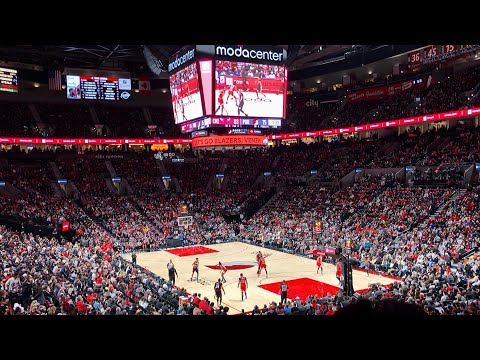 ASMR Inside A NBA Basketball Game (IRL) Bulls vs Blazers