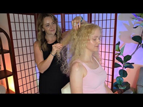 ASMR Shoulder Tingles With Hair Play