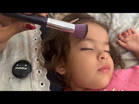 ASMR APLICADO NA MINHA FILHA 😴💤