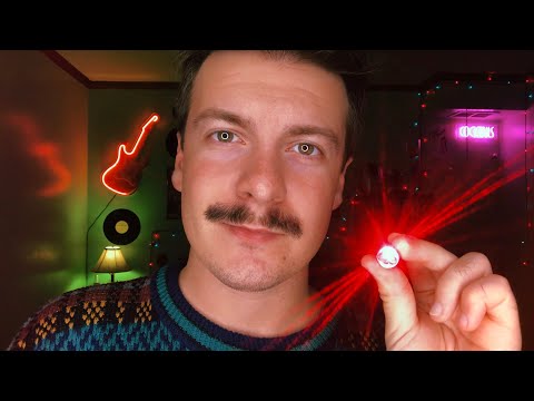 [ASMR] Red Lazer Light Triggers | Visual ASMR Triggers | RV